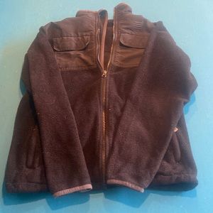 Black Lands End Fleece jacket